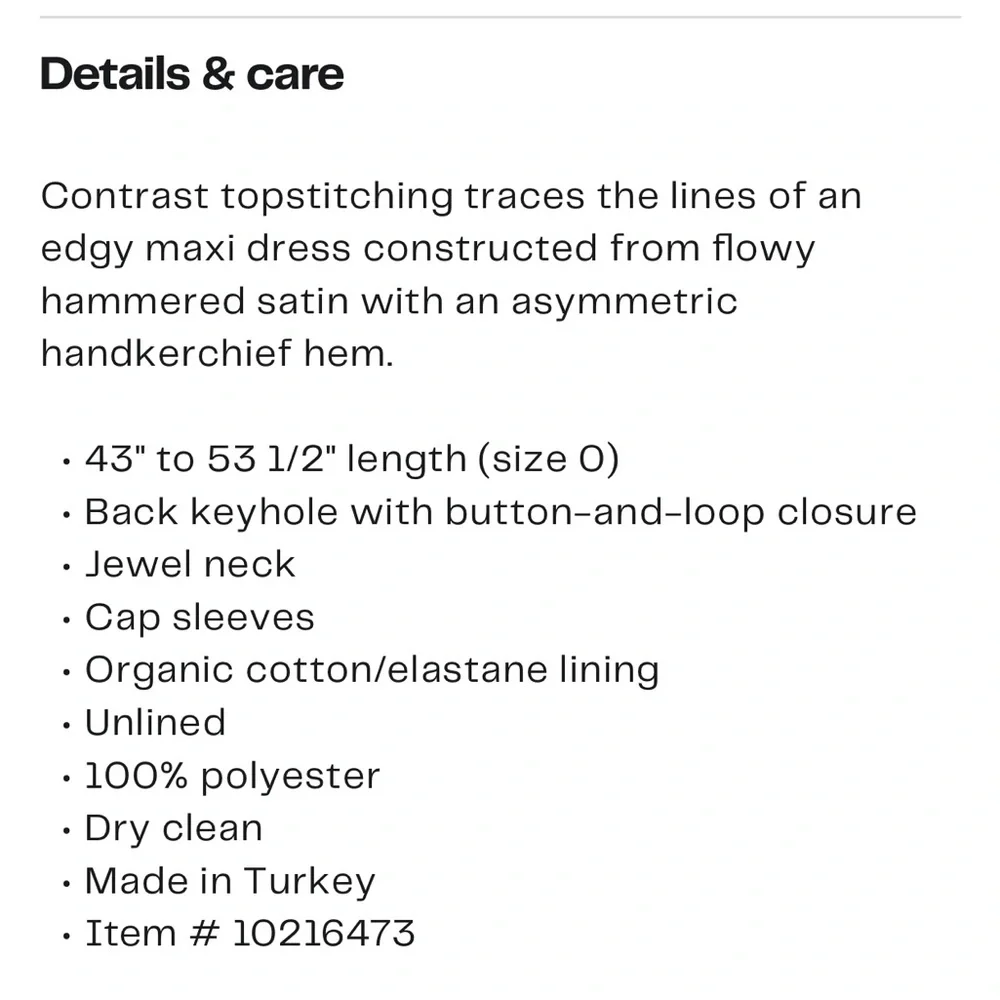 All Saints Agnes Cap Sleeve Handkerchief Hem Dress - Picture 7 of 7